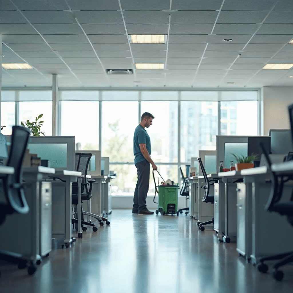 Checkliste für schnelle, effektive Büroreinigung ohne Chaos